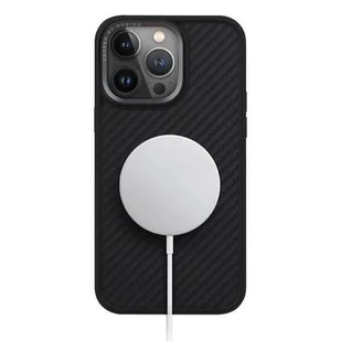 UNIQ etui Keva iPhone 15 Pro Max 6.7" Magclick Charging czarny/carbon black - Etui i futerały do telefonów - miniaturka - grafika 13