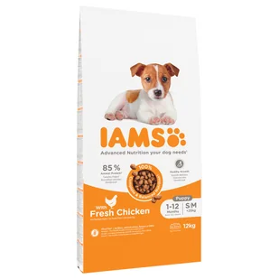 IAMS Advanced Nutrition Puppy Small / Medium Breed, kurczak - 12 kg - Sucha karma dla psów - miniaturka - grafika 1