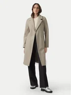 Płaszcze damskie - Vero Moda Płaszcz przejściowy Fortuneaya 10278330 Beżowy Regular Fit - miniaturka - grafika 1