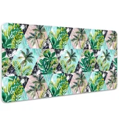 Podkładki na biurko - Podkładka na biurko Motyw palmowy 100x50 cm - miniaturka - grafika 1