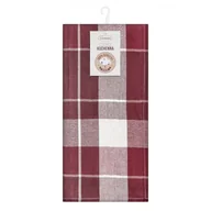 Ściereczki, gąbki, czyściki - Komplet Ścierek 2szt. 50 x 90 Bawełna Mona Bordo - miniaturka - grafika 1