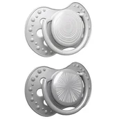 Smoczki uspokajające - Smoczek silikonowy dynamiczny LOVI 6-18m 2 szt. Harmony Boy - miniaturka - grafika 1