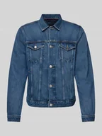 Kurtki męskie - Kurtka jeansowa z naszywką z logo model ‘TRUCKER’ Tommy Hilfiger - miniaturka - grafika 1