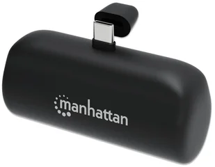 Manhattan Ładowarka powerbank 5 000 mAh USB-C Power Delivery 20W - Powerbanki Manhattan Ładowarka powerbank 5 000 mAh USB-C Power Delivery 20W - Powerbanki - miniaturka - grafika 1