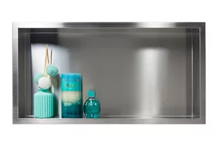 FENIKS Balneo Balneo Wall-Box One Inox wnękowa OBIN5 - Półki łazienkowe - miniaturka - grafika 1