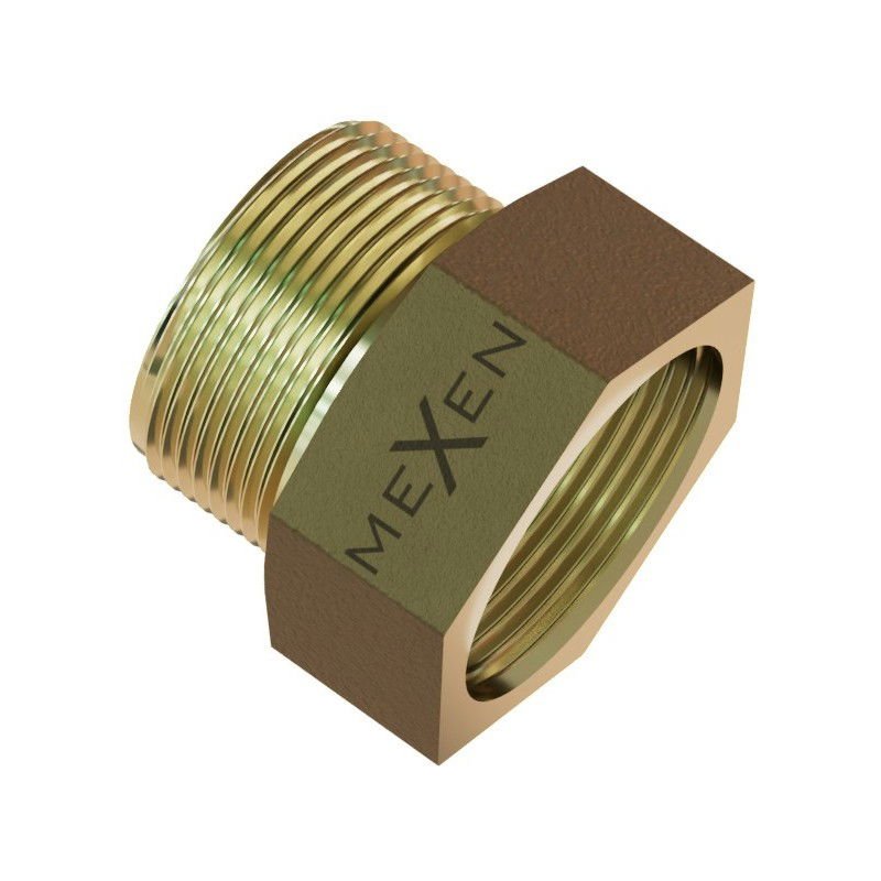 Mexen BRASS redukcja nakrętno-wkrętna mosiężna 5/4 GW x 3/4 GZ - W97419-5434
