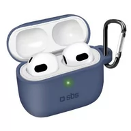 Etui do tabletów - Etui na słuchawki SBS Silicone case do Apple AirPods 3 Niebieski - miniaturka - grafika 1