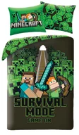 Pościel dla dzieci - Pościel dziecięca MINECRAFT 140x200 Steve Creeper Halantex 100% mikrofibra - miniaturka - grafika 1