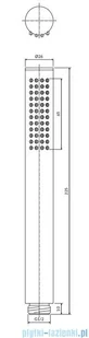 Omnires Microphone słuchawka prysznicowa 1-funkcyjna czarny MICROPHONEX-RBL - Baterie umywalkowe - miniaturka - grafika 2