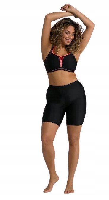 Ulla Popken Legginsy Damskie Klasyczne Krótkie Gładkie 52 Jsj