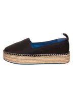 Espadryle damskie - Calvin Klein Espadryle w kolorze czarnym - miniaturka - grafika 1