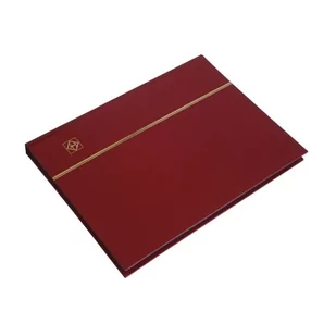 Leuchtturm Albenverlag Einsteckbuch DIN A4, 32 schwarze Seiten, rot - Pozostałe książki - miniaturka - grafika 1