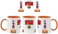 Kubki - Octo Kubek Ceramiczny Prezent Tasse Mug Mug Brawl Stars Battle Arena Fang, Pomarańczowy 330 ml - miniaturka - grafika 1