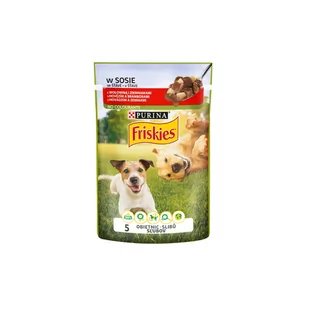 Friskies Dog Adult Wołowina I Ziemniaki W Sosie Saszetka 100G - Mokra karma dla psów - miniaturka - grafika 1