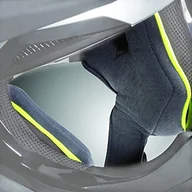 Kaski motocyklowe - SP. Wyściółka policzków CLIMA COMFORT.M.BLACK-FLUO YELL.N53 - miniaturka - grafika 1