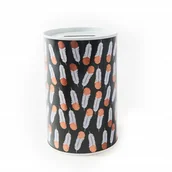 Skarbonki - Skarbonka Puszka Ozdobne Piórka Różne Kolory - miniaturka - grafika 1