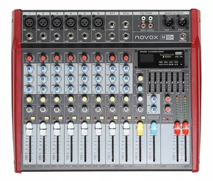 Novox M10P powermikser audio NOVM10P - Miksery DJ - miniaturka - grafika 1