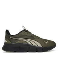Buty sportowe męskie - Buty do biegania Puma Flexfocus Lite Modern Woven 311481 05 Zielony - miniaturka - grafika 1