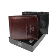 Portfele - Portfel Męski Skórzany EMPORIO VALENTINI 563 992 Skóra Licowa Średni Poziomy Bez Zapięcia Jedno Skrzydełko 11 x 8,5 x 2[cm] - miniaturka - grafika 1