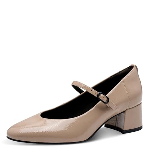 Tamaris Damskie czółenka z paskiem 1-22312-43 czółenka, szarobrązowa (taupe), 38 EU, szarobrązowy, 38 EU