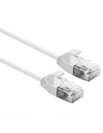 Patchcordy - Patchcord Utp kat. 6A LSOH,slim, biały, 0,5m - miniaturka - grafika 1