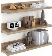 Półki do salonu - PÓŁKA ŚCIENNA WISZĄCA ZESTAW 3 SZTUK 39cm DEKORACJA DO POKOJU KUCHNI BIURA - miniaturka - grafika 1