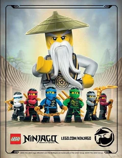 PUZZLE LEGO Ninjago Movie + IMIĘ Pudełko 120 el. - Puzzle - miniaturka - grafika 1