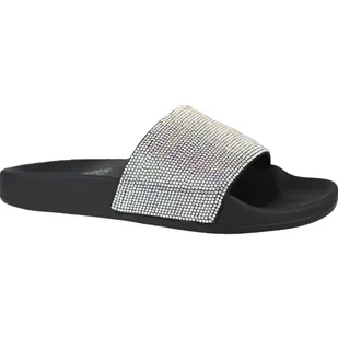 Klapki Skechers Pop Ups-Stone Age W 32369-BLK czarne - Klapki i japonki damskie - miniaturka - grafika 1