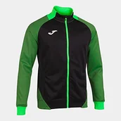 Kurtki męskie - Joma Essential II Jacket Black-Fluor Green - miniaturka - grafika 1
