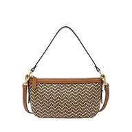 Torebki damskie - Fossil Jolie Brown skórzana lub zamszowa torba Crossbody dla kobiet, Lohbraun, jeden rozmiar - miniaturka - grafika 1