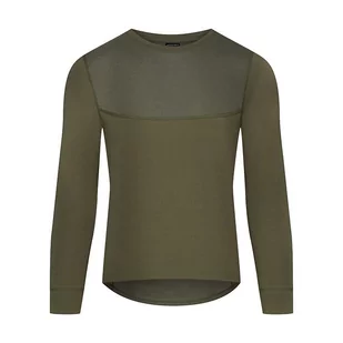 Koszulka męska termiczna Merino Wool khaki, rozmiar XXL - Koszulki męskie - miniaturka - grafika 1