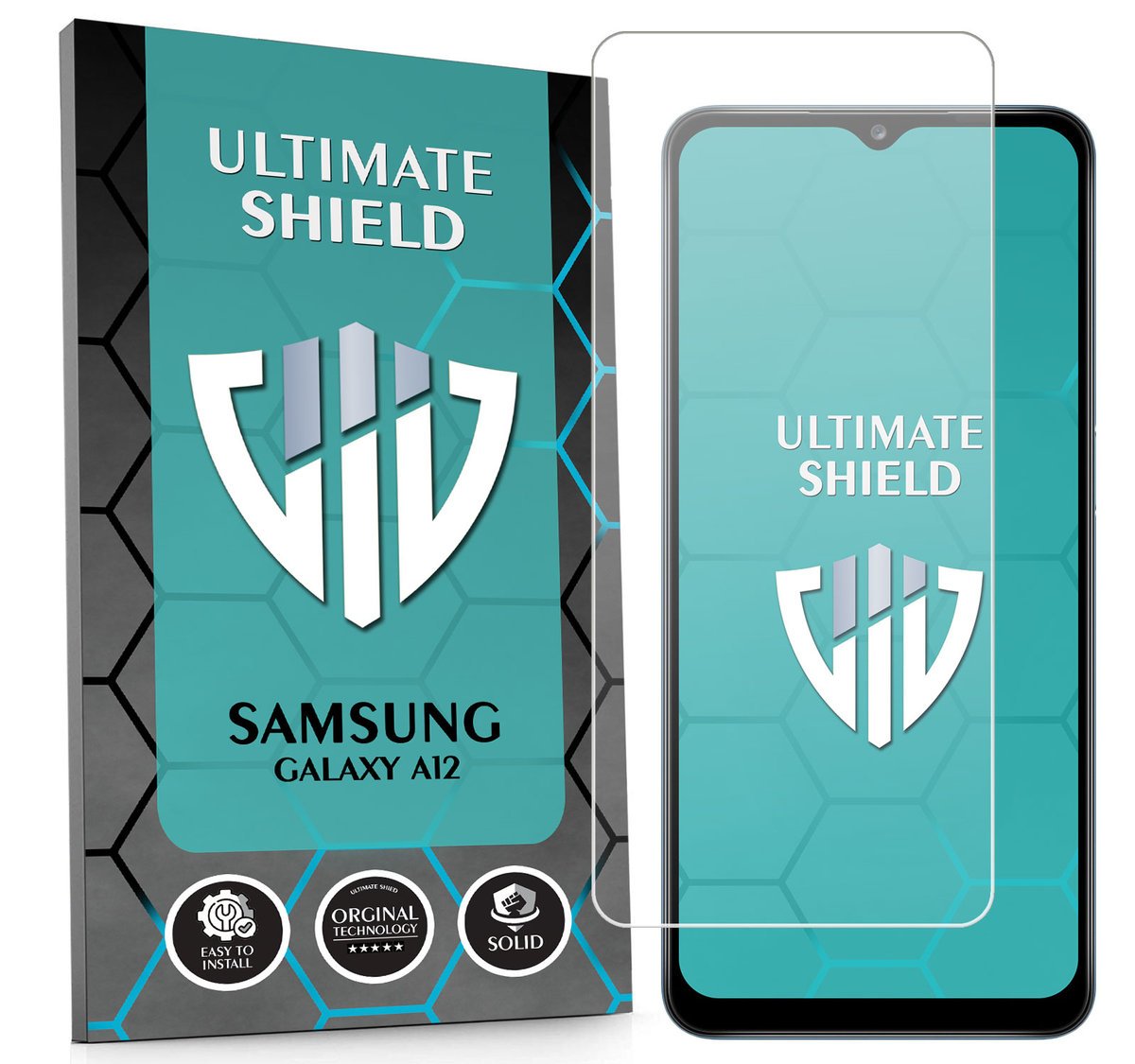 WZMOCNIONE SZKŁO OCHRONNE SZYBKA SZKIEŁKO DO SAMSUNG GALAXY A12 M12