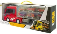 Samochody i pojazdy dla dzieci - CIĘŻARÓWKA LAWETA ZESTAW 6 POJAZDÓW STRAŻ POŻARNA - miniaturka - grafika 1