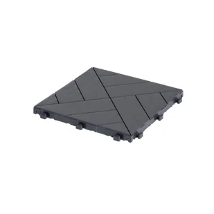 EASY TILE Podest tarasowy Arista Deck 30x30x2 cm grafitowy - Podesty i deski tarasowe - miniaturka - grafika 1