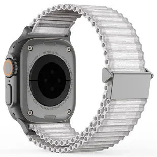 DUX DUCIS pasek YC nylonowy do Apple Watch 38 / 40 / 41 / 42mm biały - Akcesoria do smartwatchy - miniaturka - grafika 1