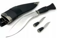 Noże - KUKRI KHUKRI Nóż nepalski maczeta stal 440A etui - miniaturka - grafika 1