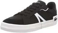 Trampki męskie - Lacoste Męskie trampki L004, czarny - Blk Wht - 42.5 EU - miniaturka - grafika 1