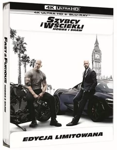 Szybcy i wściekli Hobbs and Shaw 2 Blu-ray 4K steelbook) - Pozostałe filmy Blu-Ray - miniaturka - grafika 1