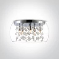 Lampy sufitowe - Fotoni plafon z kryształkami 62166B OneLight - miniaturka - grafika 1