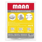 Folie i taśmy malarskie - Folia Malarska 4 x 5 M Gruba Ochronna 18um - miniaturka - grafika 1