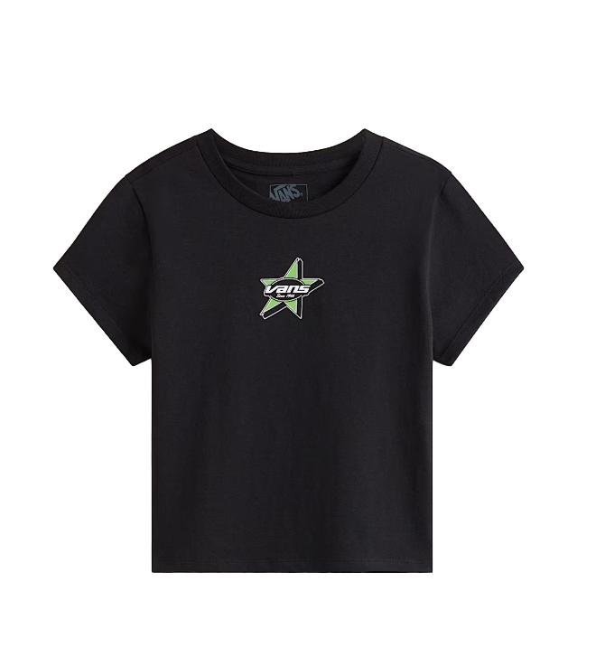 T-shirt Damski VANS Starmarked SS Baby Tee Black VN000SWBBLK1 M