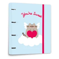 Przybory szkolne - Pusheen - Segregator z kolekcji Purrfect Love (4 ringi) - miniaturka - grafika 1