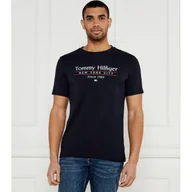 Koszulki męskie - Tommy Hilfiger T-shirt Regular Fit - miniaturka - grafika 1