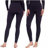 Spodnie narciarskie - Legginsy Termoaktywne Damskie Bielizna Bezszwowa Spodnie Termiczne MORAJ M - miniaturka - grafika 1