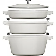 Zestawy garnków i patelni - Zestaw 3 Naczyń + Pokrywka 24 Cm Truflowy Staub - miniaturka - grafika 1