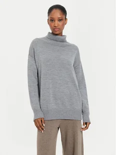 Max Mara Leisure Golf Superbo 2426366148 Szary Relaxed Fit - Swetry damskie - miniaturka - grafika 1