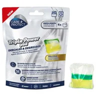 Akcesoria i części do zmywarek - Kapsułki do czyszczenia zmywarek i pralek CARE+PROTECT Triple Power Pod CPPPODWMDW 6 szt. - miniaturka - grafika 1