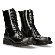 Botki męskie - buty NEW ROCK TIMBER NEGRO PLANING NEGRO SIN [NEWMILI10-S1] - miniaturka - grafika 1