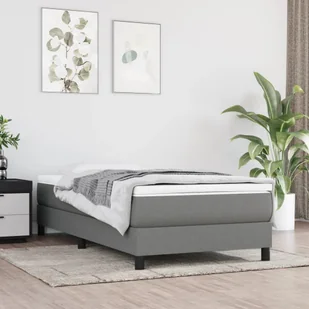 vidaXL vidaXL Materac kieszeniowy, ciemnoszary, 120x190x20 cm, tkanina - Materace - miniaturka - grafika 1