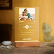 Ramki na zdjęcia - Lampka ramka L z wydrukiem na szkle akrylowym i podświetleniem LED - miniaturka - grafika 1